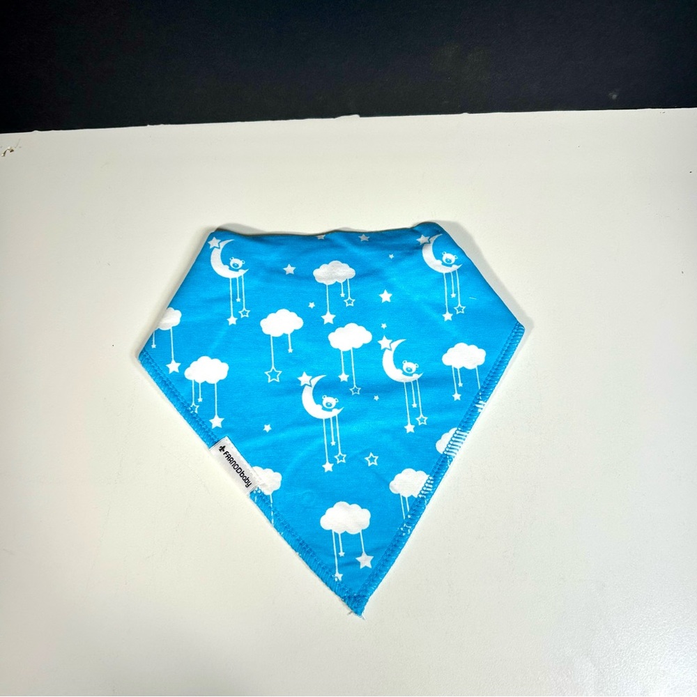 FARNOD Baby Bandana Drool Bibs 4 Pack Arrows Moon Diamond Squares - Picture 6 of 11